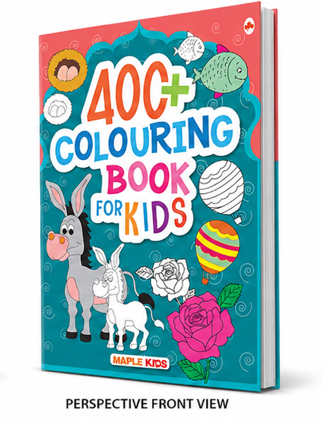 400+ Colouring Activity Book for Kids