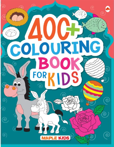 400+ Colouring Activity Book for Kids